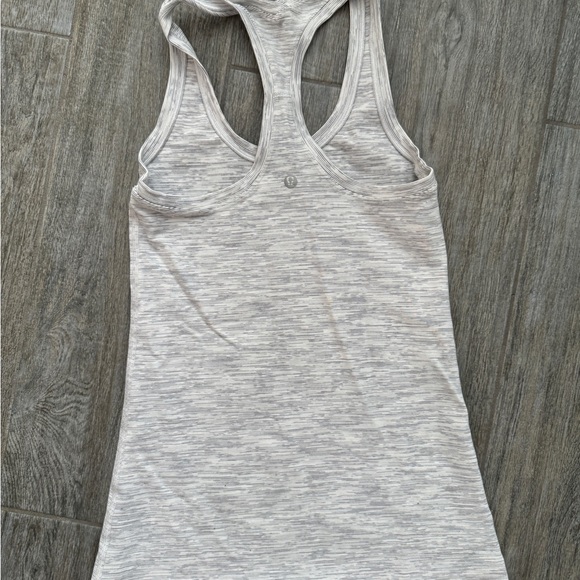 Lululemon heathered white tank Small - Picture 1 of 5